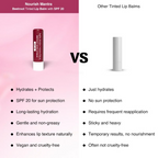 Nourish Mantra Beetroot Tinted Lip Balm with SPF for Smooth, Nourished & Protected Lips