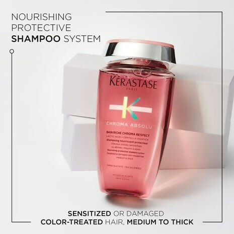 Kerastase Chroma Absolu Bain Riche Chroma Respect Shampoo for Thick Hair | Grab2Buy