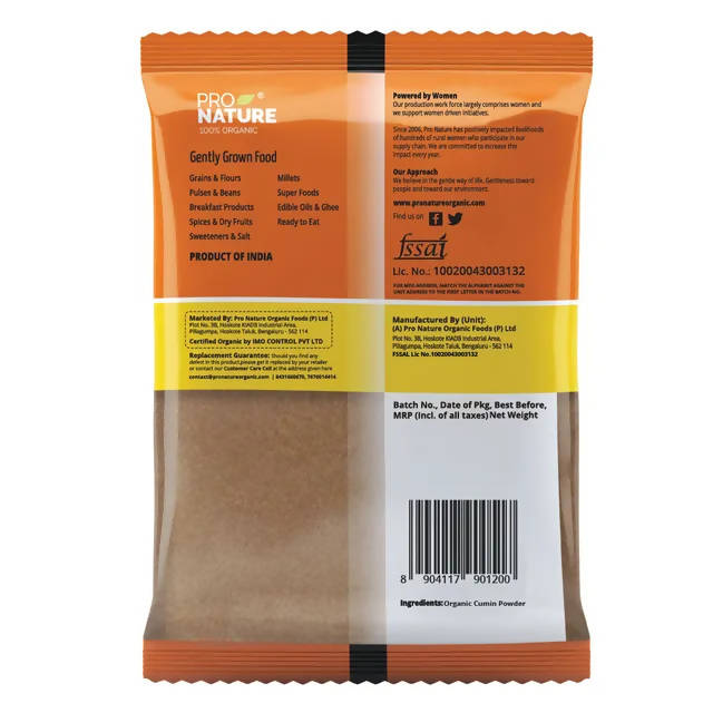 Pro Nature Organic Cumin Powder | Grab2Buy