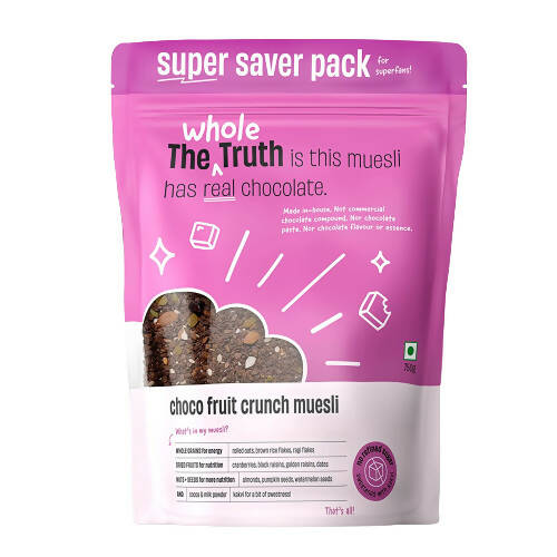 The Whole Truth Choco Fruit Crunch Muesli | Grab2Buy