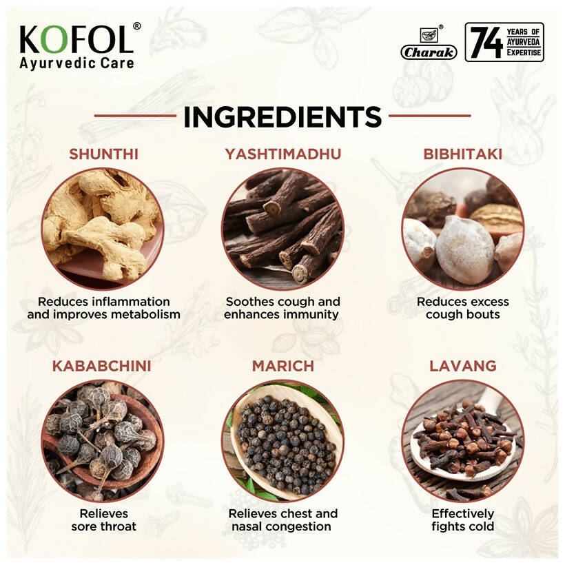 Charak Pharma Kofol Ayurvedic Sip Instant Kadha Sachet | Grab2Buy