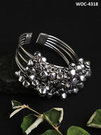 Mominos Fashion Johar Kamal Oxidised Silver Ghungroo Bracelet | Grab2Buy