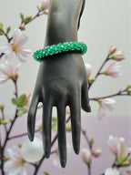 Inhanns Unisex Crystal Bloom – Adjustable Crystal Bead Bracelets - Sea Green | Grab2Buy