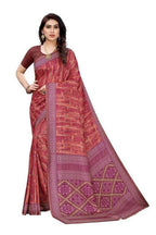 Vamika Printed Red Crepe Silk Saree (ICE RED) | Grab2Buy