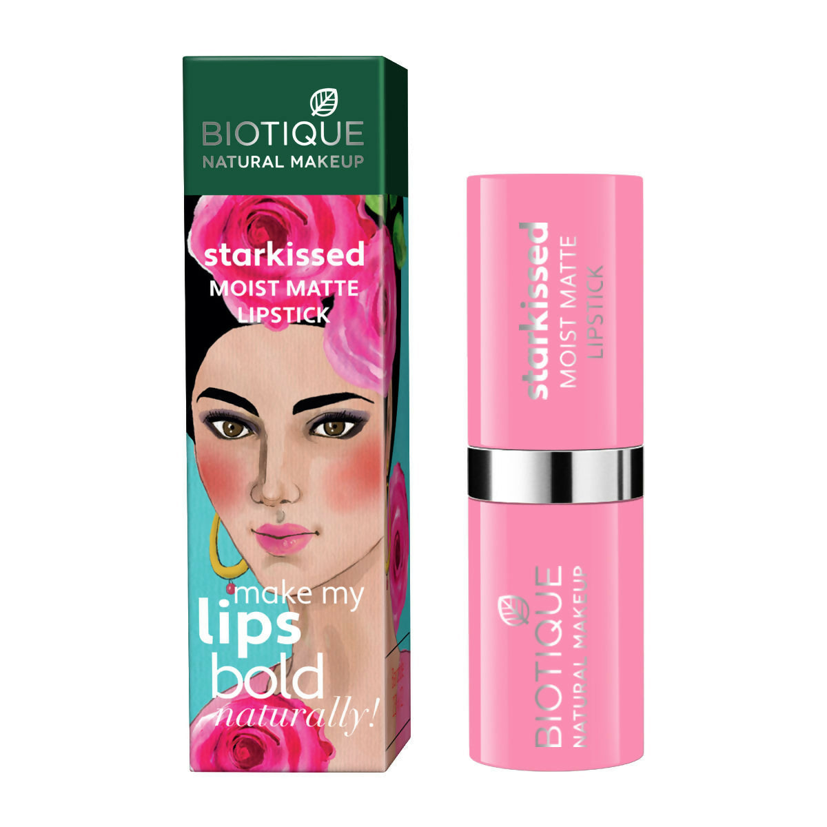 Biotique Starkissed Moist Matte Lipstick - Sugar N Spice | Grab2Buy