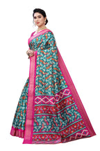 Vamika Rama Green Linen Jari Border Saree (JANKI RAMA) | Grab2Buy