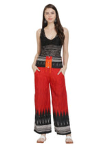 Asmaani Red Color Print Palazzo | Grab2Buy