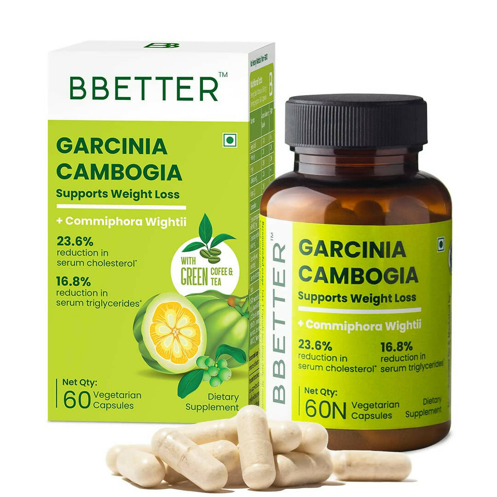 BBETTER Garcinia Capsules With Green Coffee Green Tea Extract | Grab2Buy