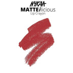 Nykaa Matte-Illicious Lip Crayon Lipstick - Kiss N Tell 06 | Grab2Buy
