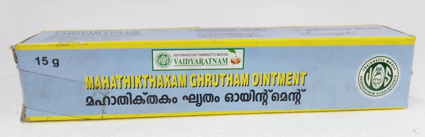 Vaidyaratnam Mahathikthakam Ghrutham Ointment | Grab2Buy