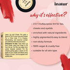 Inatur Lip and Cheek Tint Peony Pink | Grab2Buy