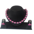 Kundan HandiKrafts Pink Silk Thread Necklace Set | Grab2Buy