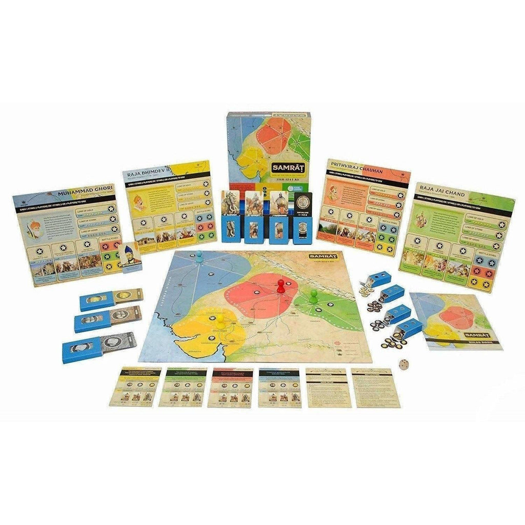Samrat Strategy Board Game Based on Indian Kings History | Grab2Buy