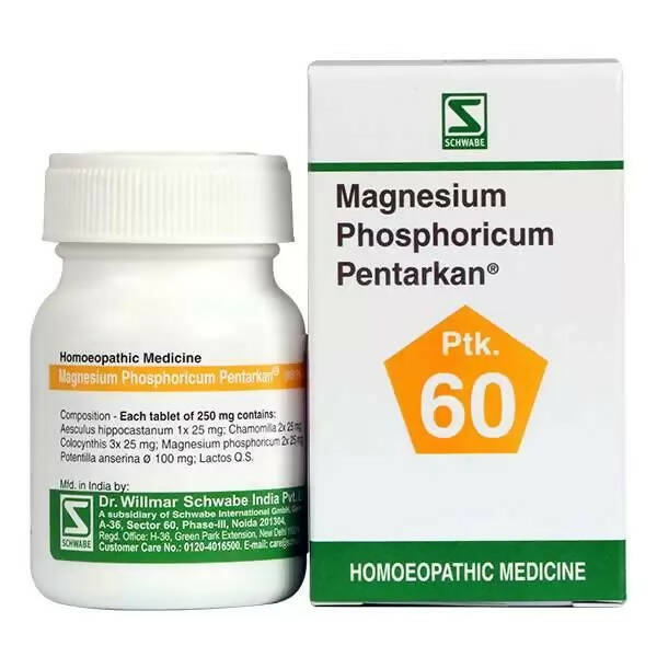 Dr. Willmar Schwabe India Magnesium Phosphoricum Pentarkan Ptk 60 Tablets | Grab2Buy