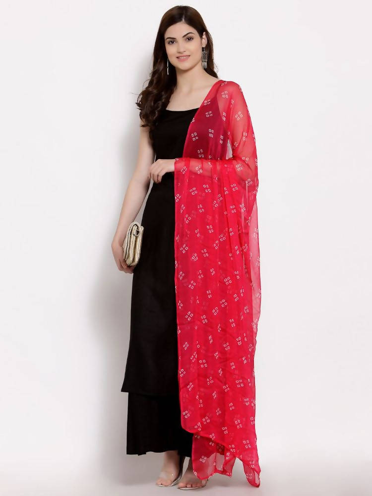 Myshka Women's Black Cotton Sleeveless Off Shoulder Solid Casual kurta Palazzo Dupatta Set | Grab2Buy
