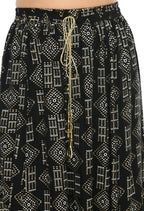 Mominos Fashion Moeza Cotton Black Printed Lehenga (Lancha) | Grab2Buy
