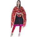 A R Silk Red Color VNS Big Gola Dupattas and Chunnis | Grab2Buy
