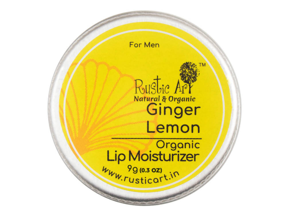 Rustic Art Ginger Lemon Organic Lip Moisturizer | Grab2Buy