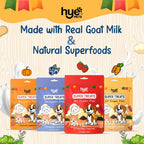 Hye Pets Super Treats For Super Pets – Freeze Dried Treats Made With Goat Milk, Carrot & Banana | Grab2Buy