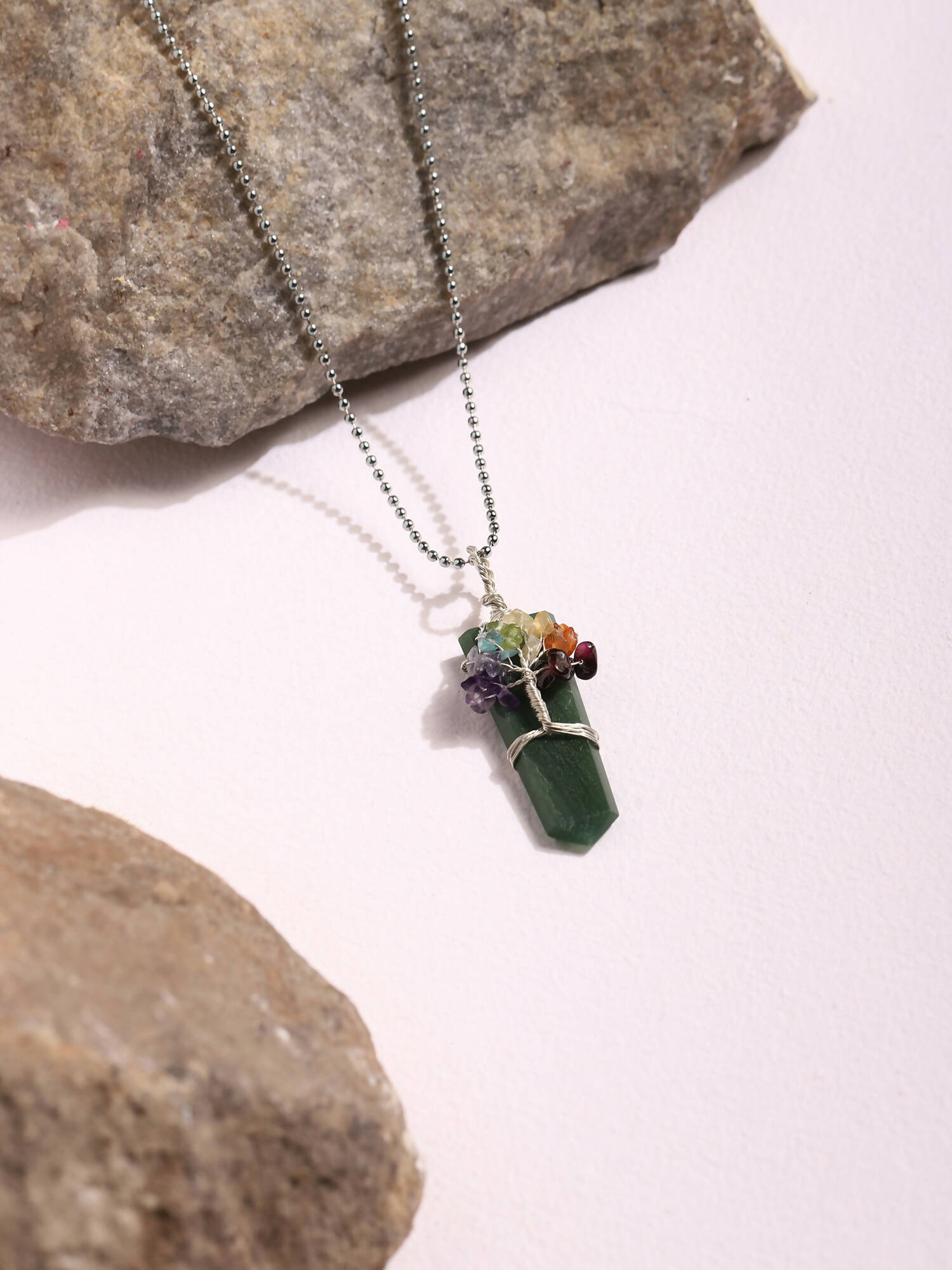 Women's Silver-Plated Necklace - Ruby Raang | Grab2Buy