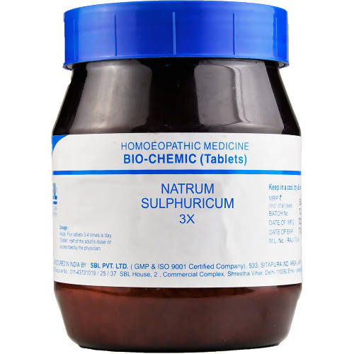 SBL Homeopathy Natrum Sulphuricum Biochemic Tablets | Grab2Buy