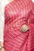 Mominos Fashion Magenta Color Bhagalpuri Saree | Grab2Buy