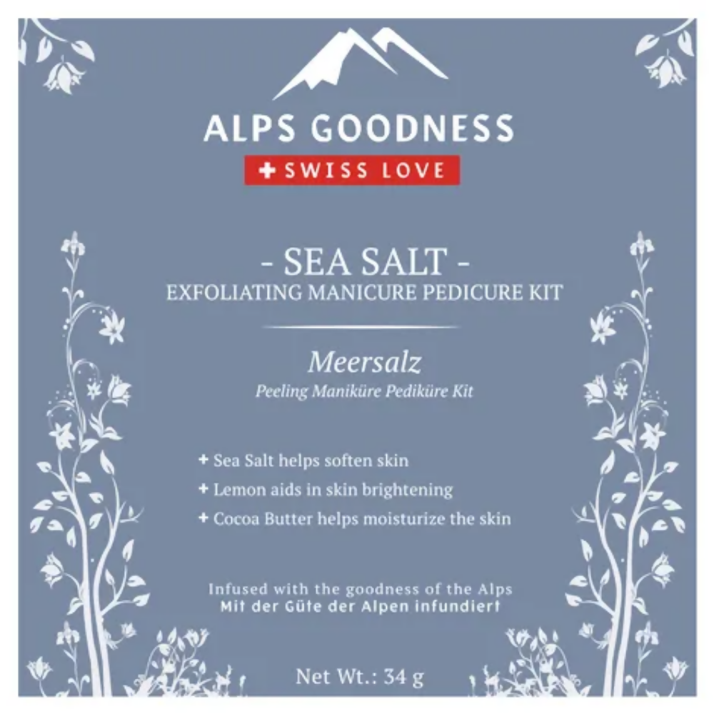 Alps Goodness Sea Salt Exfoliating Manicure Pedicure Kit | Grab2Buy