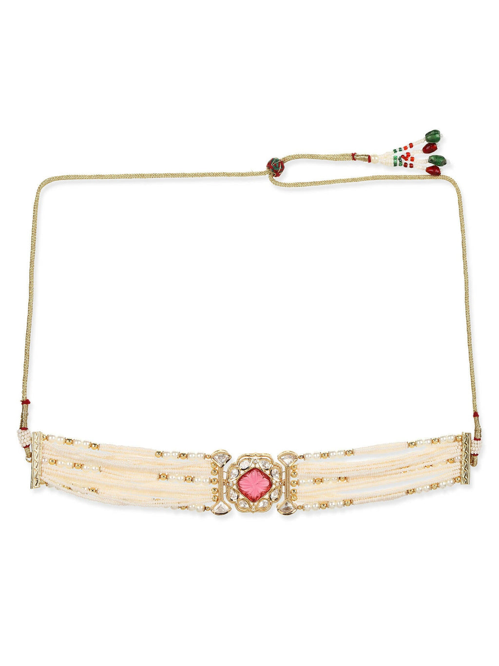 Women's Gold-Polished Necklace - Ruby Raang | Grab2Buy