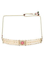 Women's Gold-Polished Necklace - Ruby Raang | Grab2Buy