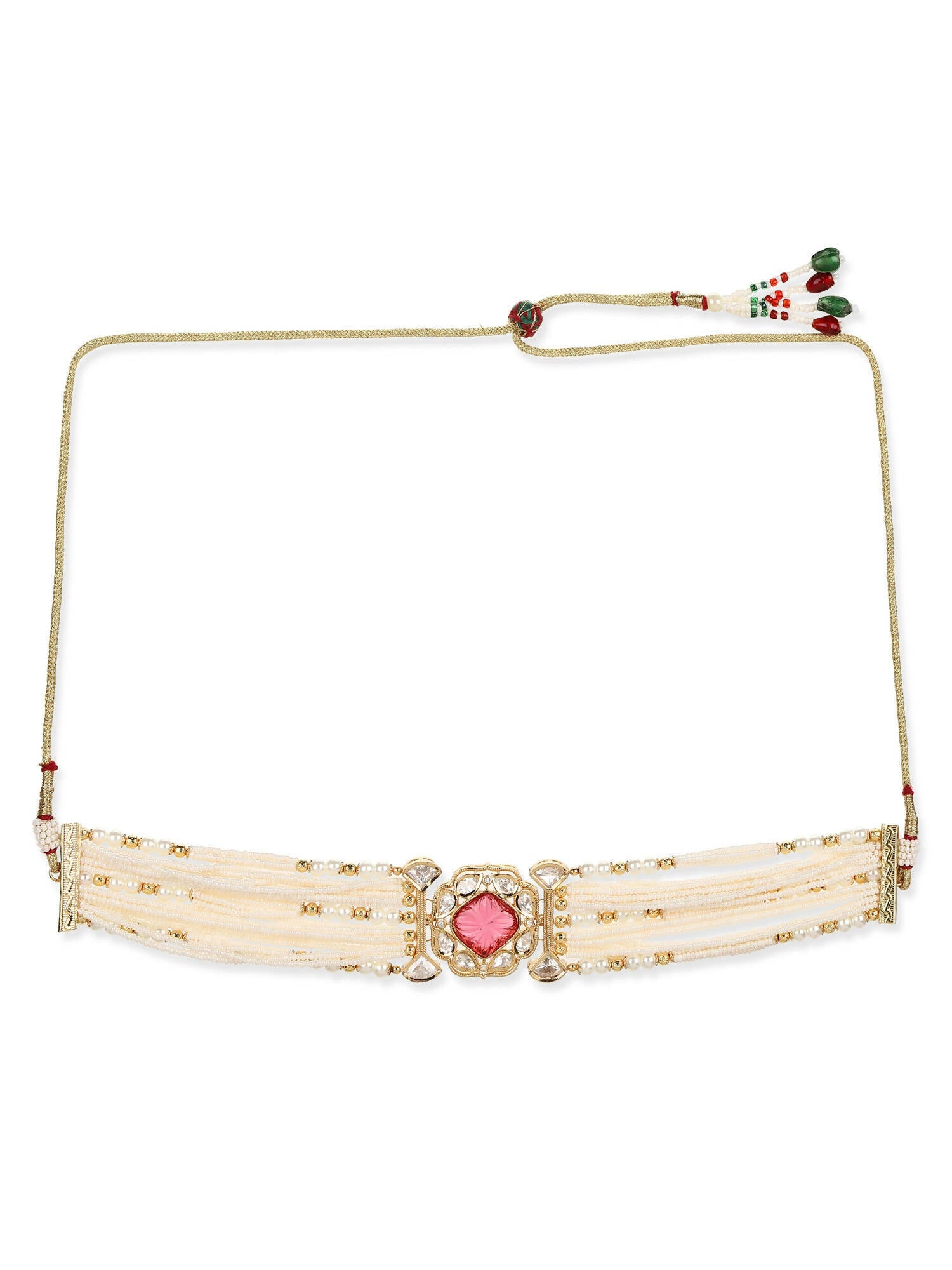 Women's Gold-Polished Necklace - Ruby Raang | Grab2Buy