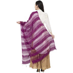 A R Silk Payal Plan Regular Dupatta Purple Color Dupatta or Chunni | Grab2Buy
