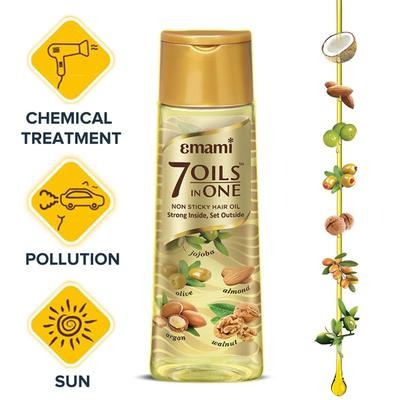Emami 7 Oils in One Damage Control Hair Oil | Grab2Buy