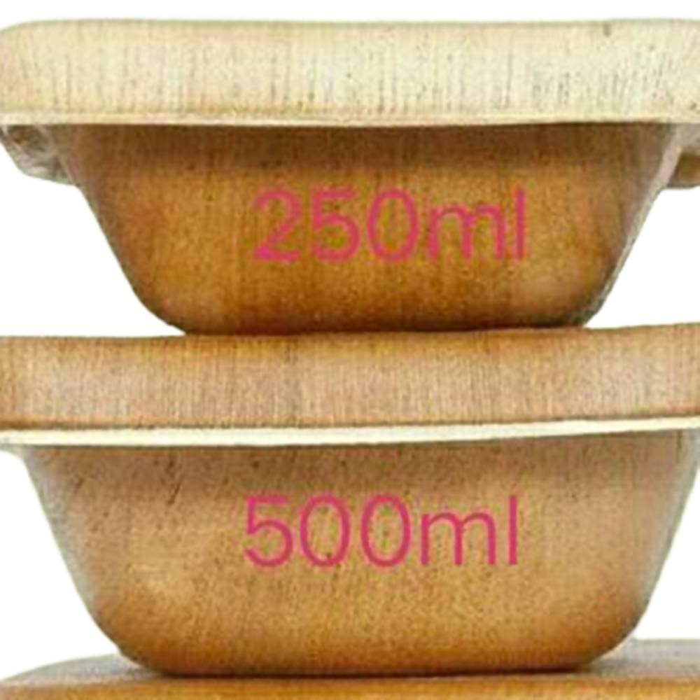 Eco Friendly Areca Leaf Tiffin Box ( Bowl With Plate) -500 ml | Grab2Buy