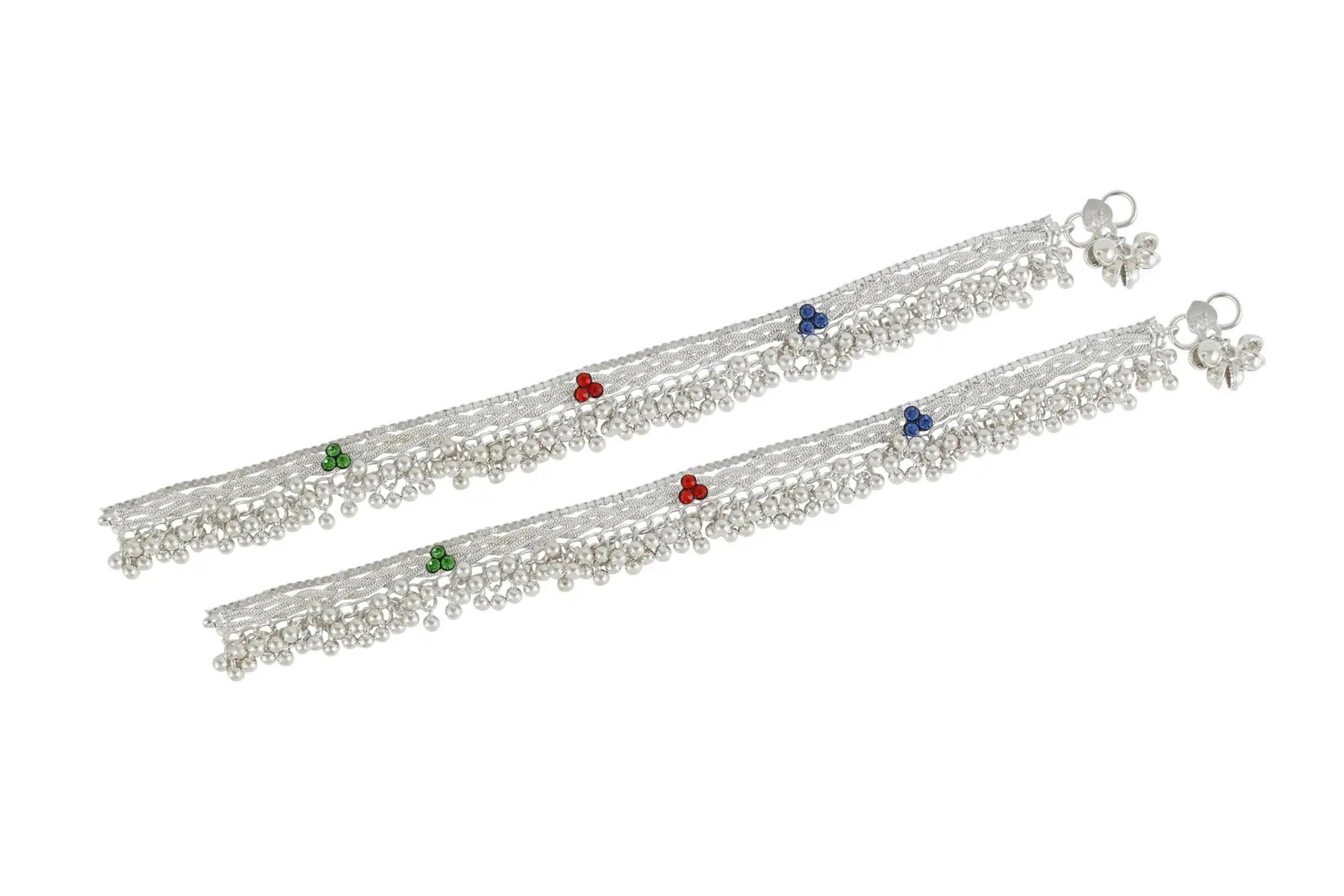 Joban Fashion Silver Copper Anklet For Girl | Grab2Buy