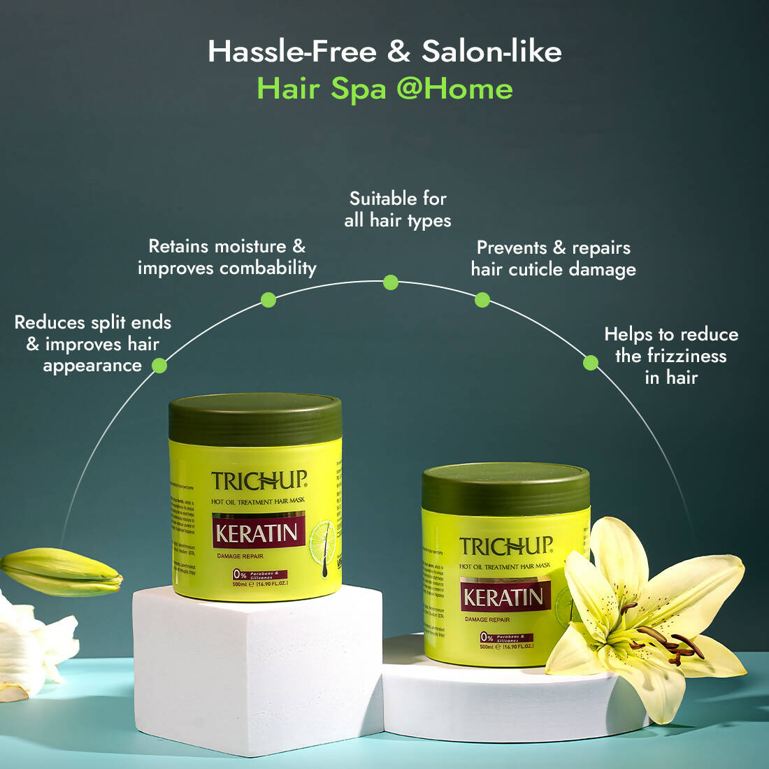 Vasu Healthcare Trichup Keratin Hot Oil Treatment Hair Mask | Grab2Buy