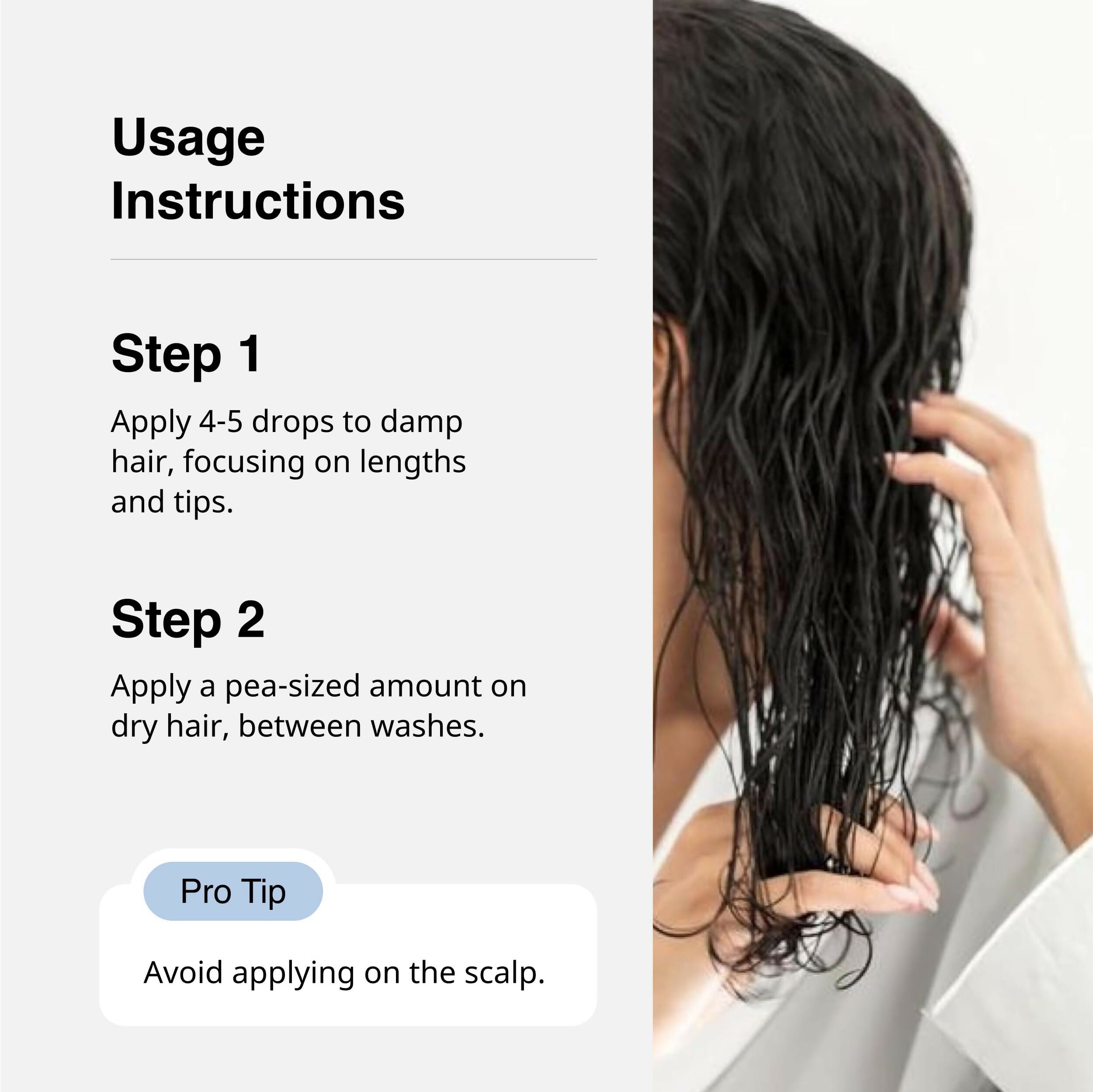Cureskin Smooth and Shine Hair Serum Helps Reducing Hair Breakage, Frizz | Grab2Buy