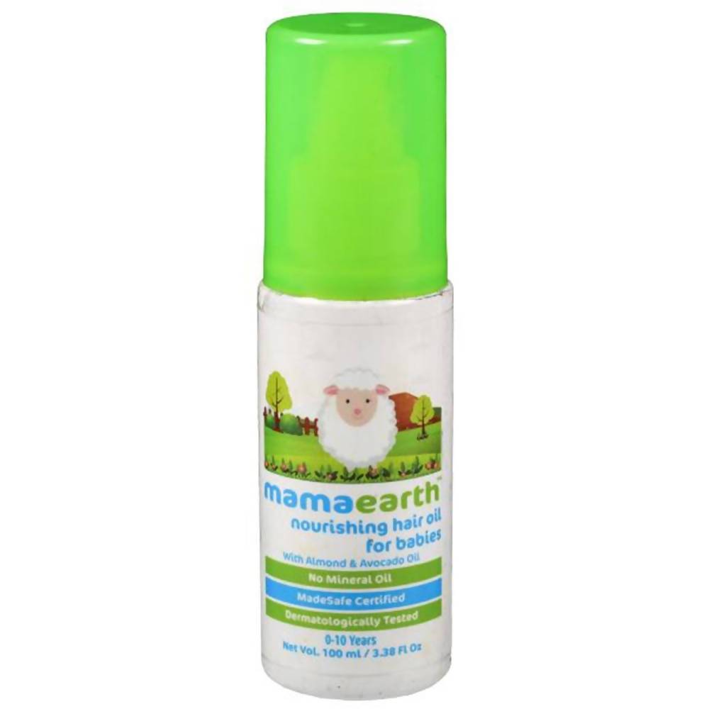 Mamaearth Nourishing Hair Oil For Babies For Repairs Dry Scalp & Stimulates New Hair Growth | Grab2Buy