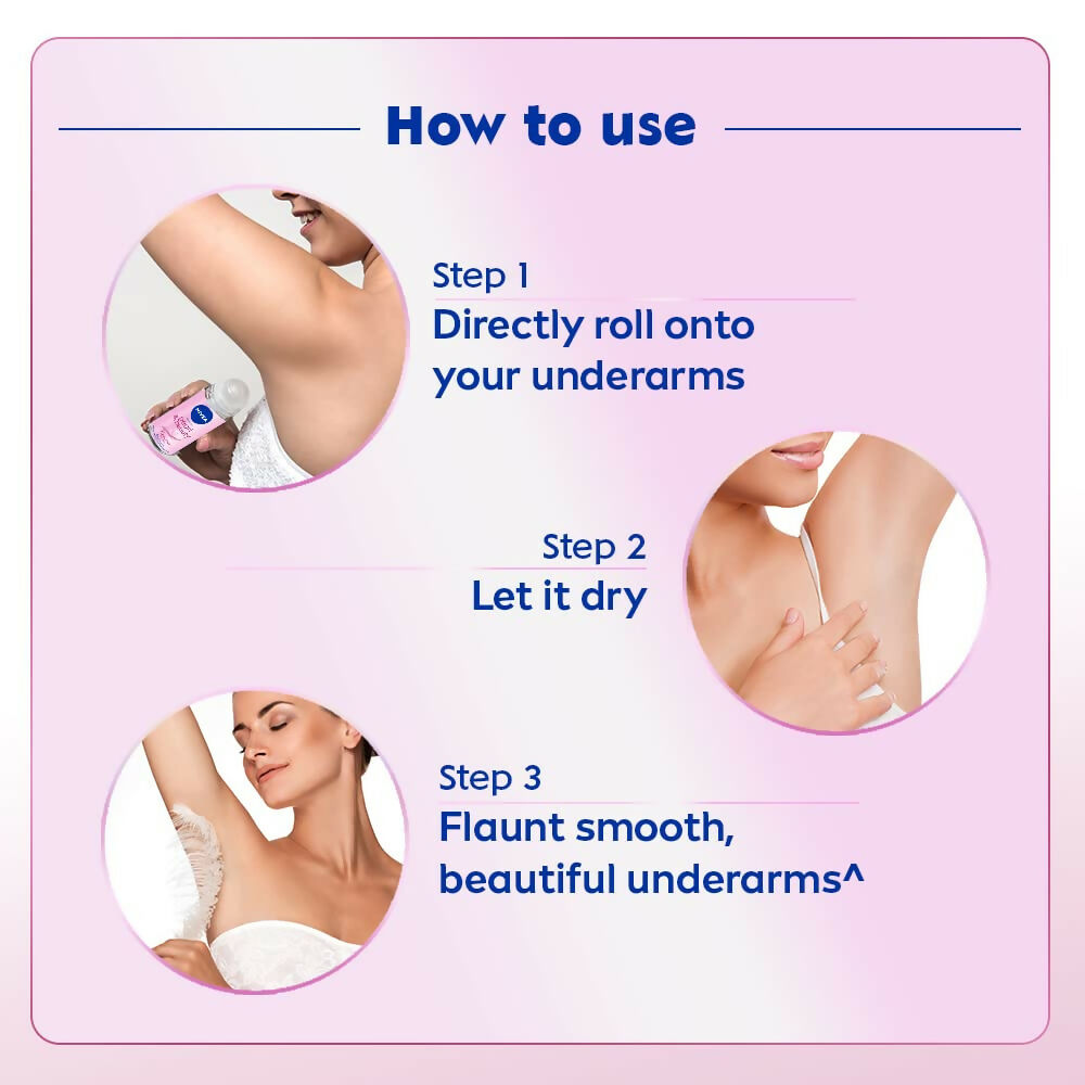 Nivea Deodorant Roll On Pearl & Beauty Radiance For Eventoned Smooth & Beautiful Underarms | Grab2Buy