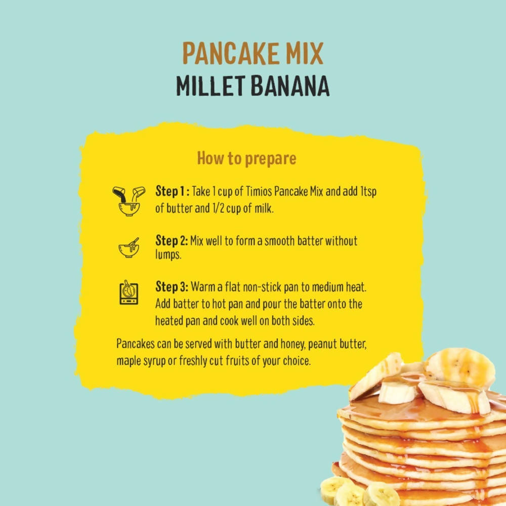 Timios Banana Millet Pancake with Vanilla | Grab2Buy