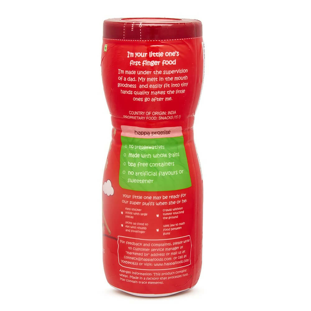 Happa Organic Multigrain Apple + Cinnamon Melts Super Puffs | Grab2Buy