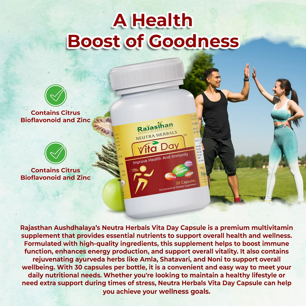 Rajasthan Herbals Neutra Herbals Vita Day Capsules | Grab2Buy