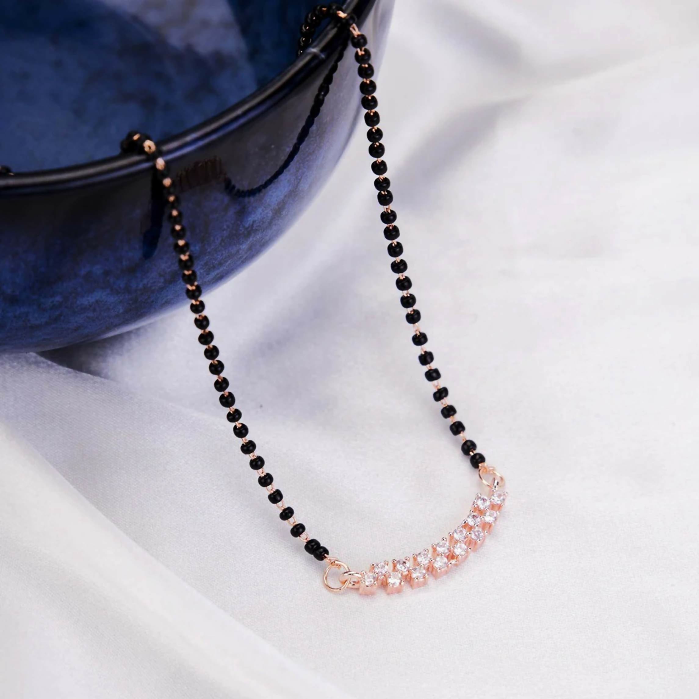 Joban Fashion Women White Ad Mangalsutra | Grab2Buy