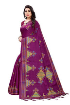 Vamika Wine Red Kalamkari Print With Jhalar Khadi Silk Saree (KITE WINE) | Grab2Buy