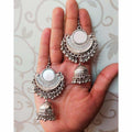 MS Fashion India Bollywood Style Half Moon Jhumki Earrings | Grab2Buy