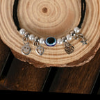 NVR Women Set of 2 Evil Eye Adjustable Anklet | Grab2Buy