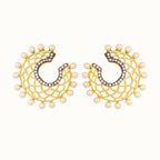 Nuyug 22K Gold Plated Celestial Filigree Earrings | Grab2Buy