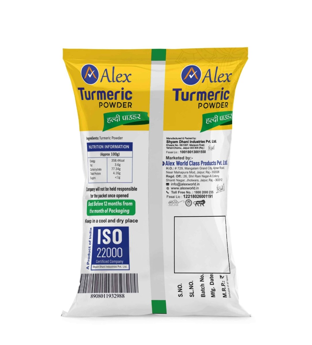 Alex Turmeric Powder | Grab2Buy