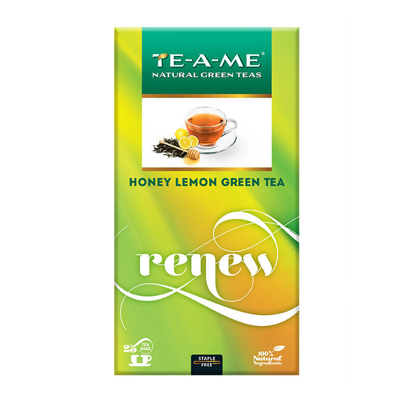 Teame Honey Lemon Green Tea Renew Tea Bags | Grab2Buy
