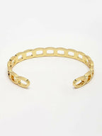 NVR Men's Gold Plated Cuff Bracelet | Grab2Buy