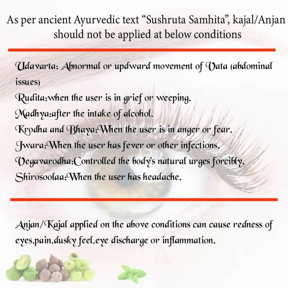 Tatsat 100% Natural Certified Ayurvedic Baby Kajal With Pure Herbs | Grab2Buy
